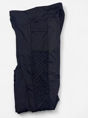 High-Waist Leggings with Side Mesh Panels